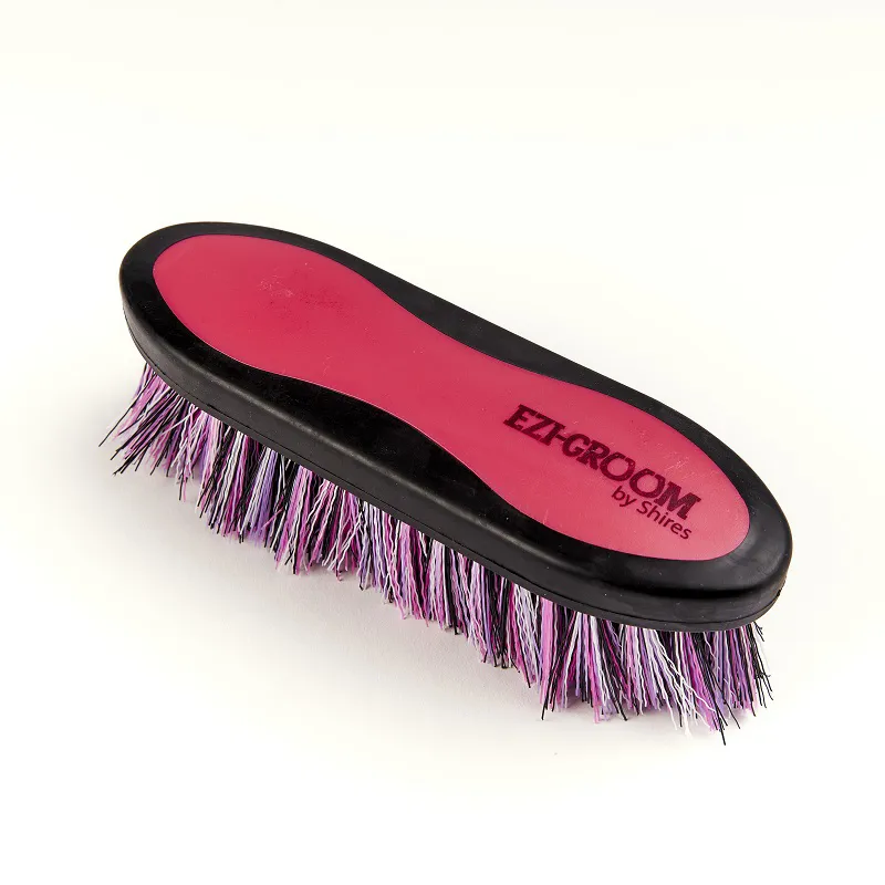 EZI-GROOM Grip Large Dandy Brush in Pink
